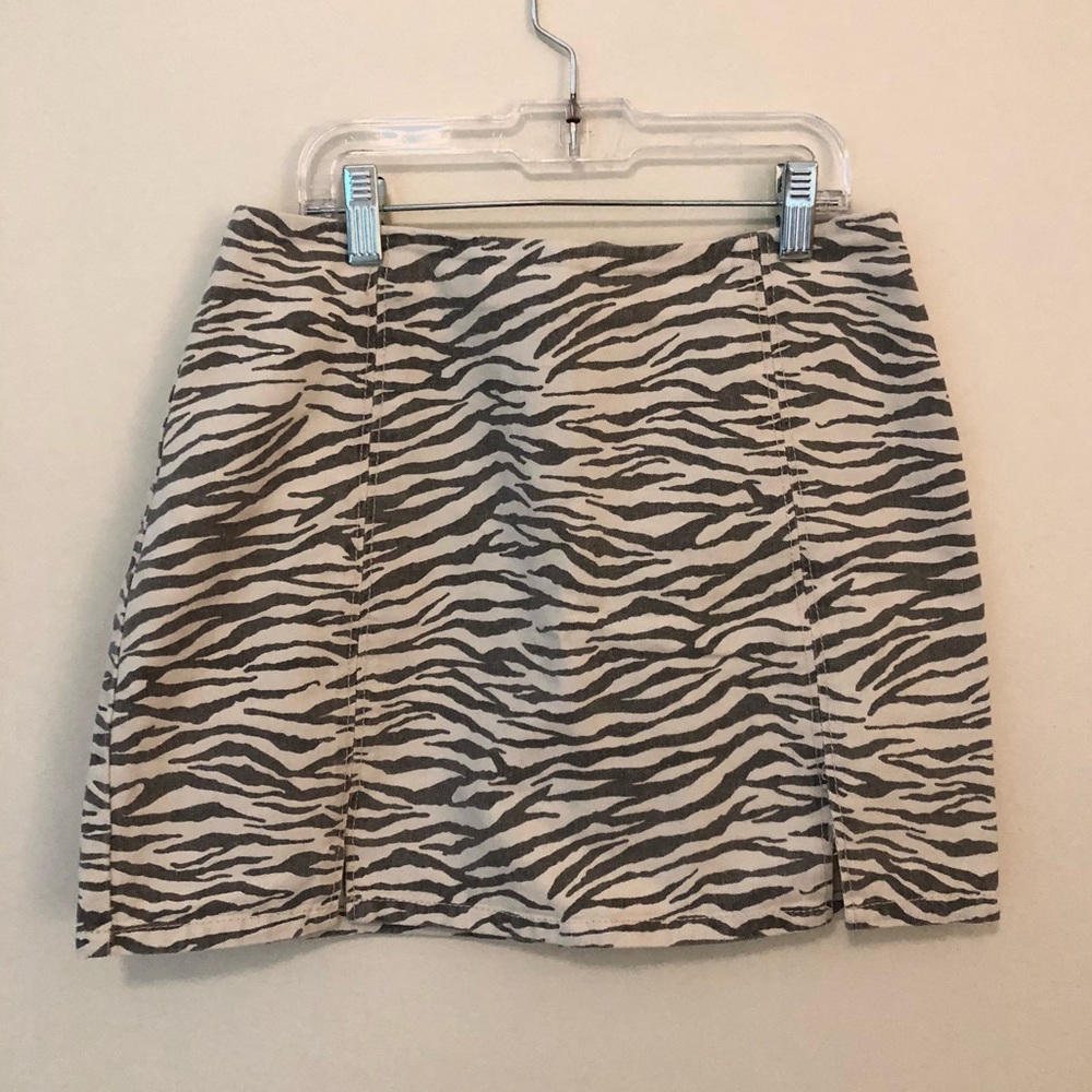 Altar’d State Zebra Skirt
